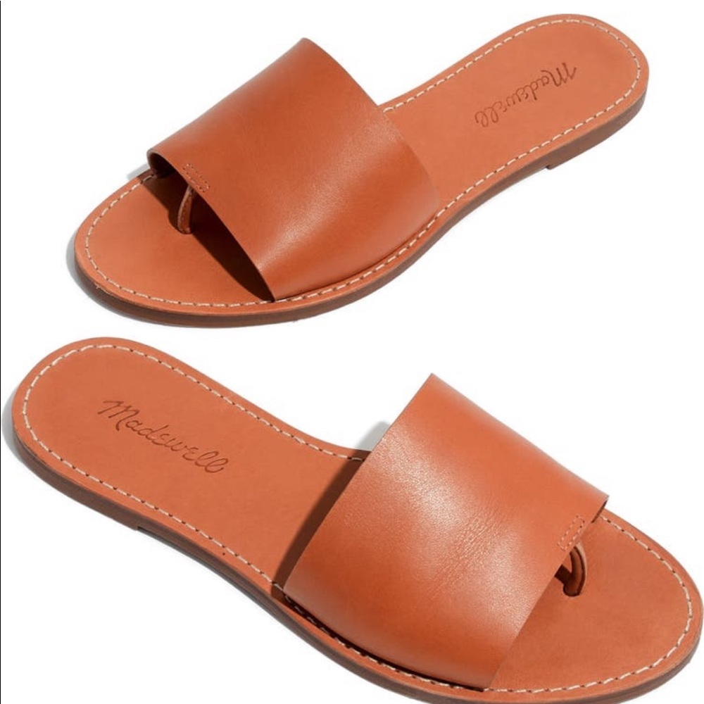 ❌Sold❌Madewell Boardwalk Post Slide Sandal - Picture 1 of 4